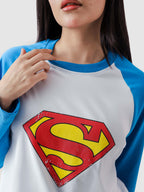 Lararium Electric Blue Full-Sleeve Graphic Tee