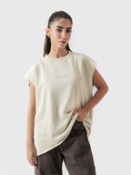 Lararium Legacy Club Sando – Beige French Terry Tank Top