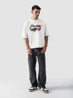 Lararium Studio Graphic Tee – White Cotton T-Shirt