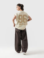 Lararium Legacy Club Sando – Beige French Terry Tank Top