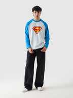 Lararium Electric Blue Full-Sleeve Graphic Tee