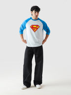 Lararium Electric Blue Full-Sleeve Graphic Tee