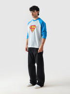Lararium Electric Blue Full-Sleeve Graphic Tee