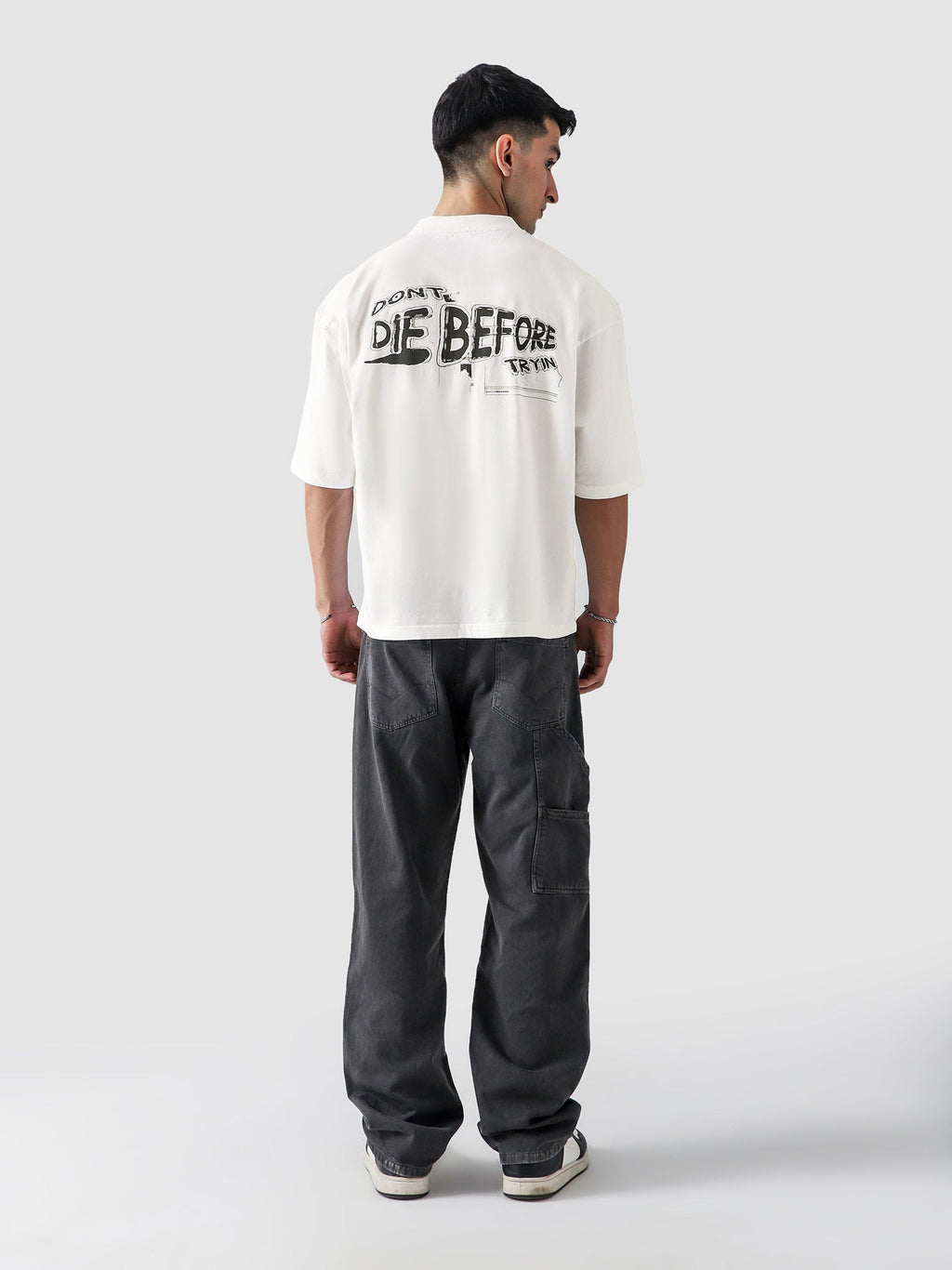 Lararium Studio Graphic Tee – White Cotton T-Shirt