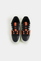 Lararium Multi-Piece Low-Top Sneakers for Boys – Green & Orange