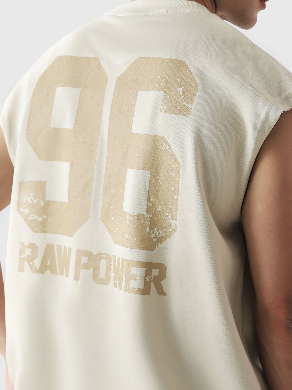Lararium Legacy Club Sando – Beige French Terry Tank Top
