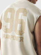 Lararium Legacy Club Sando – Beige French Terry Tank Top