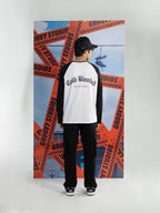 Lararium Cold Blooded Raglan Full-Sleeve Tee – Black & White