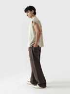 Lararium Legacy Club Sando – Beige French Terry Tank Top