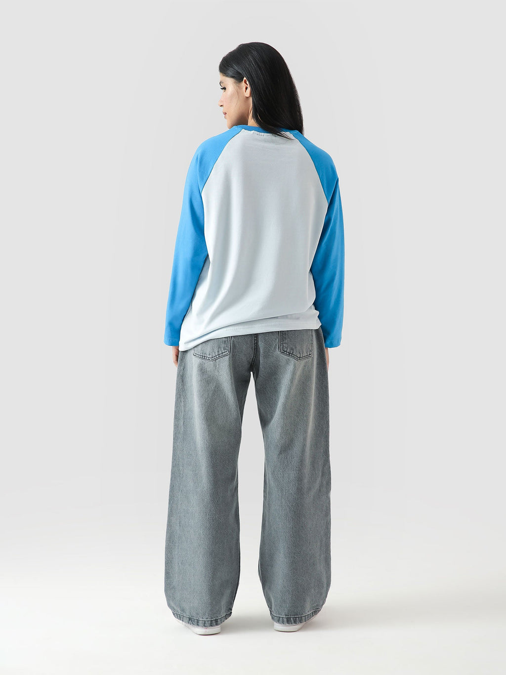 Lararium Electric Blue Full-Sleeve Graphic Tee