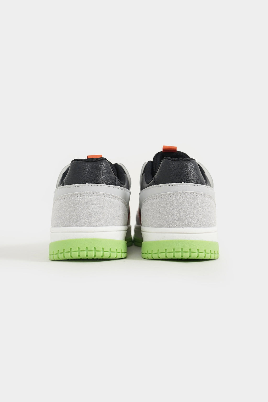 Lararium Multi-Piece Low-Top Sneakers for Boys – Green & Orange