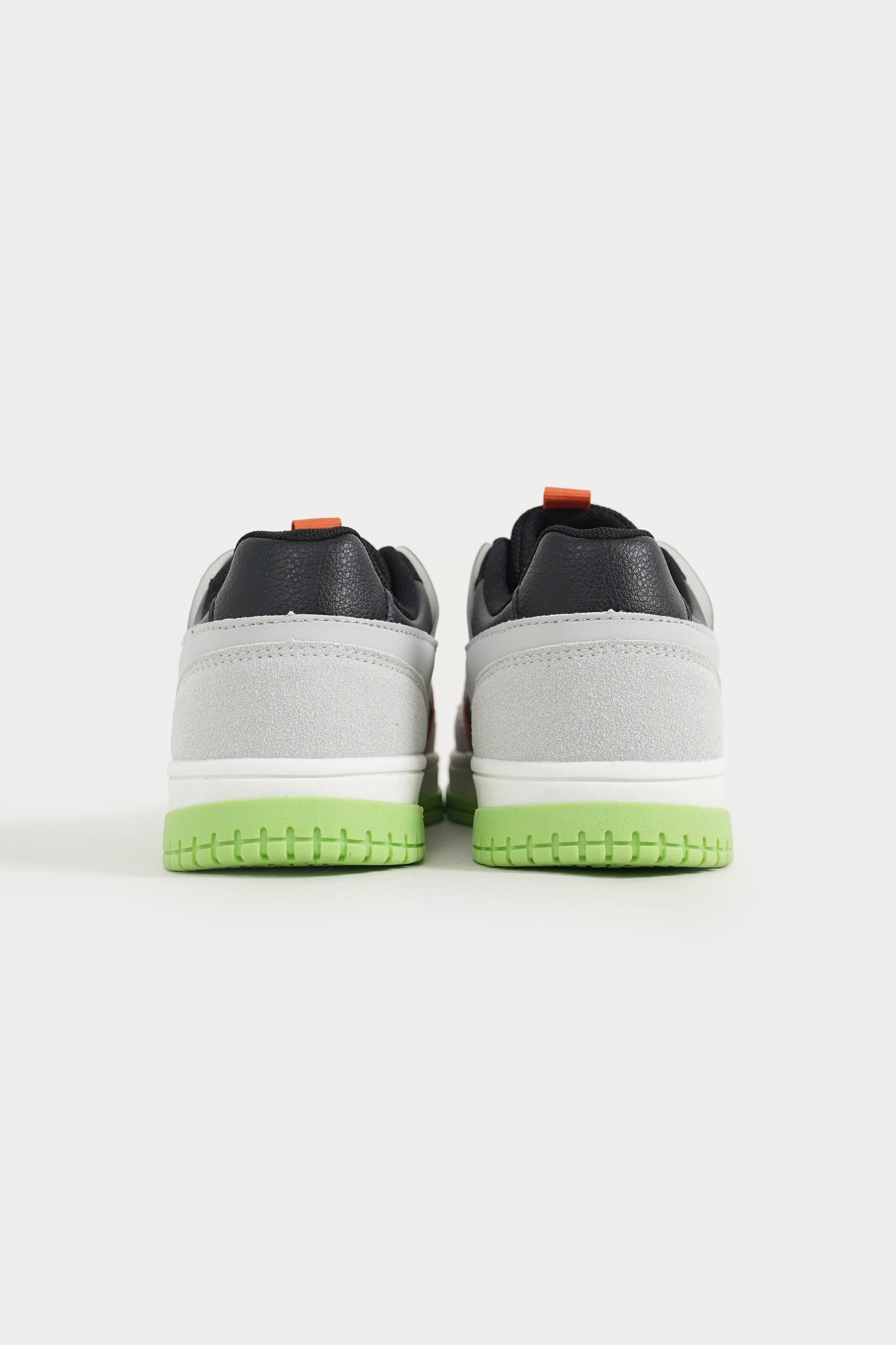 Lararium Multi-Piece Low-Top Sneakers for Boys – Green & Orange