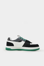Lararium Multi-Piece Low-Top Sneakers for Boys – Green & Orange