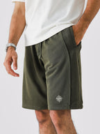 Lararium Aim Shorts – Military Green Activewear Shorts
