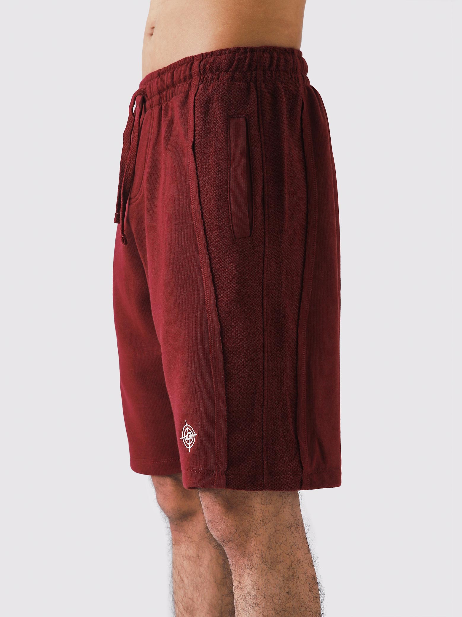 Lararium Aim Shorts – Wine Red Activewear Shorts
