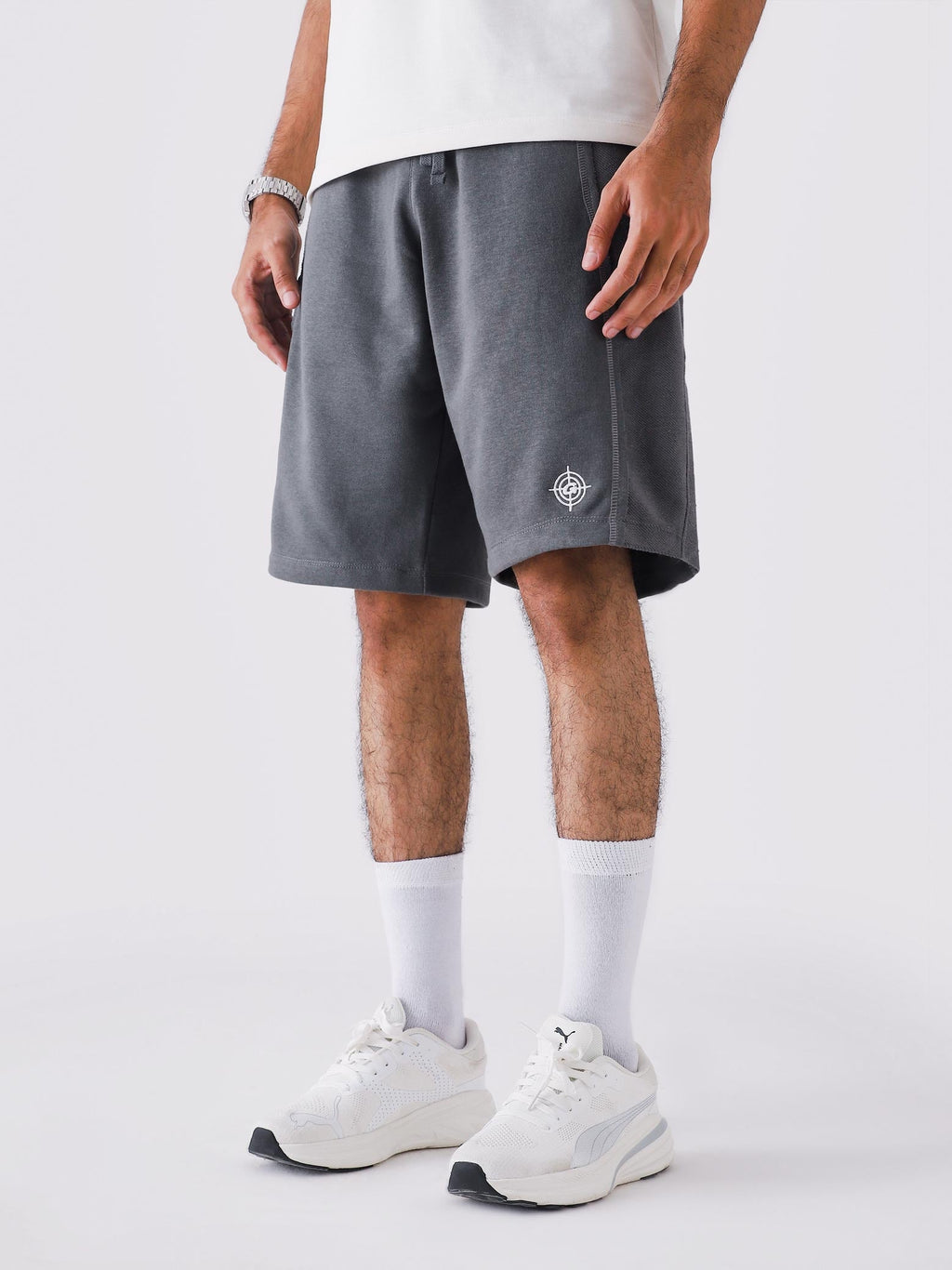 Lararium Aim Shorts – Graphite Grey Activewear Shorts