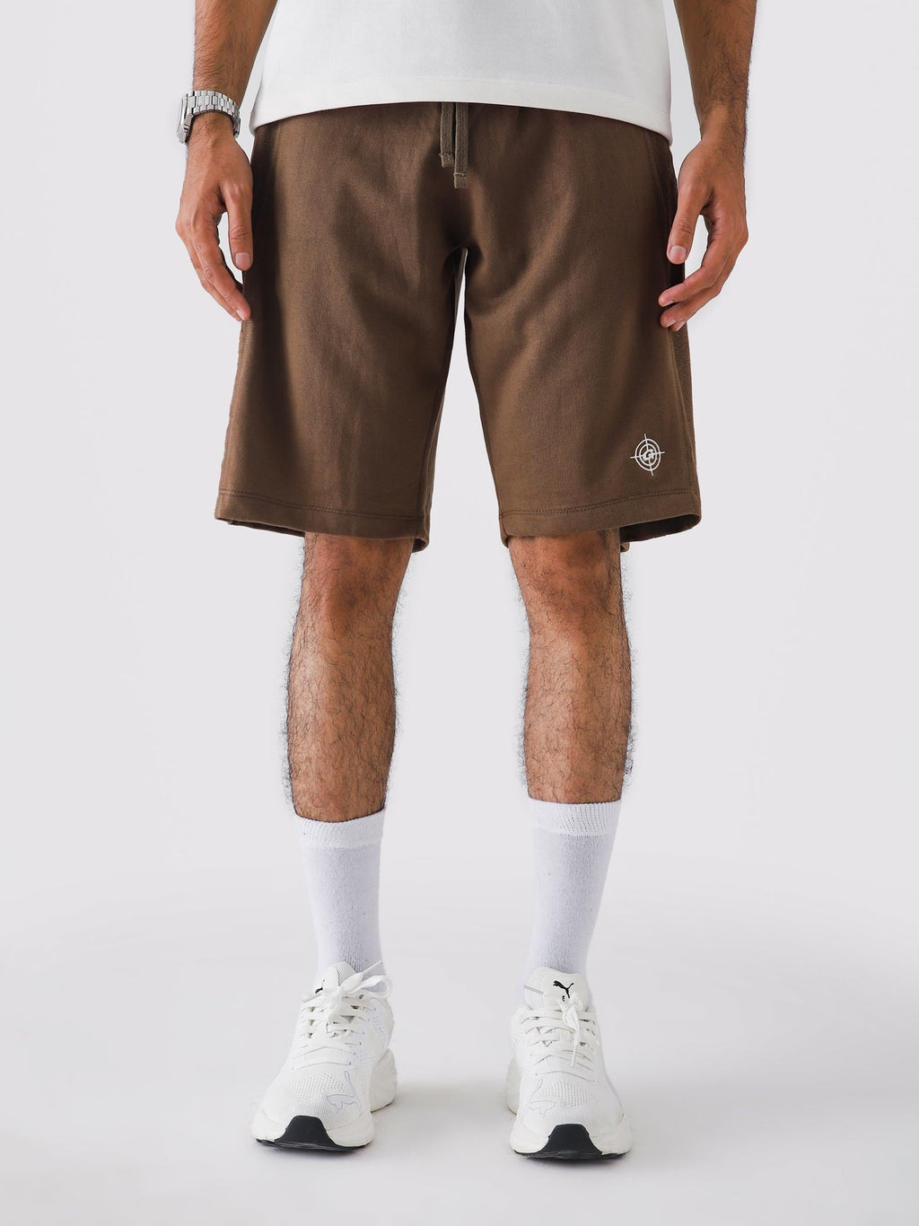 Lararium Aim Shorts – Chocolate Brown Activewear Shorts