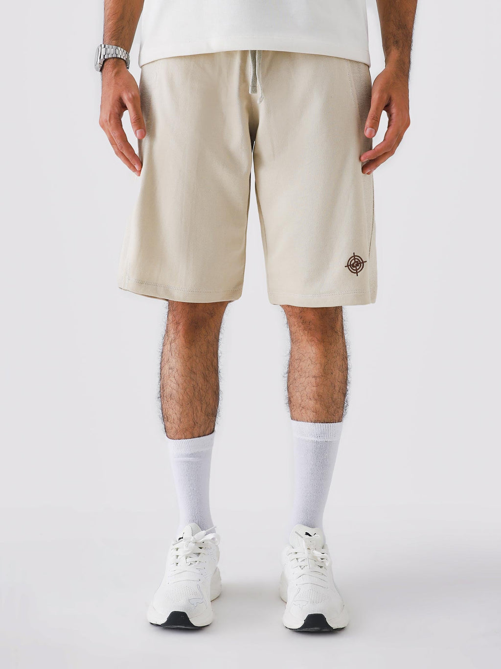 Lararium Aim Shorts – Cream Activewear Shorts