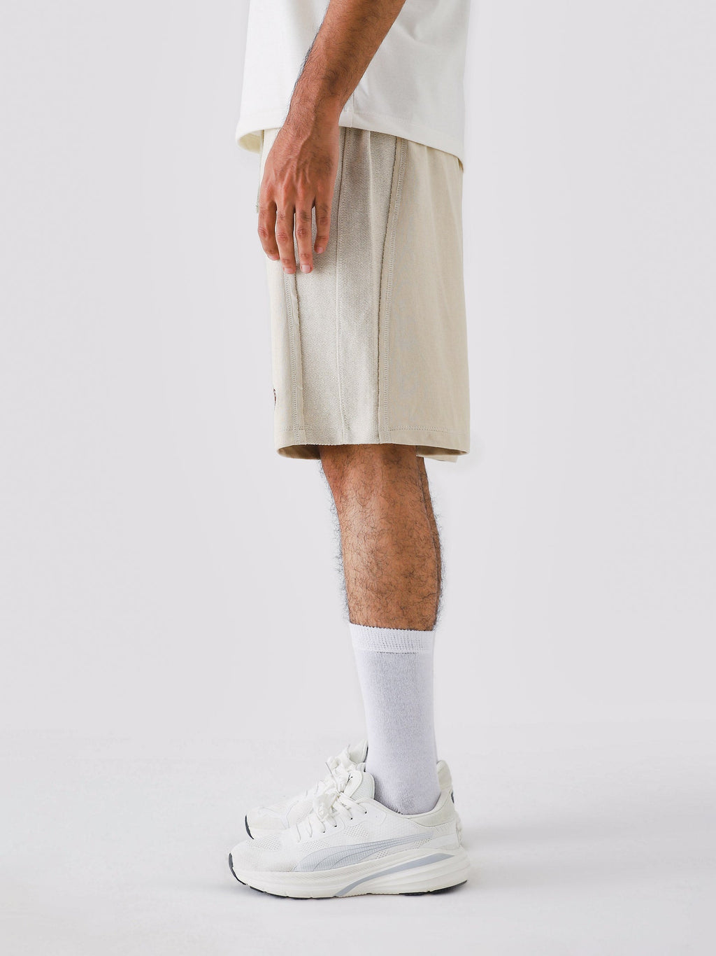 Lararium Aim Shorts – Cream Activewear Shorts