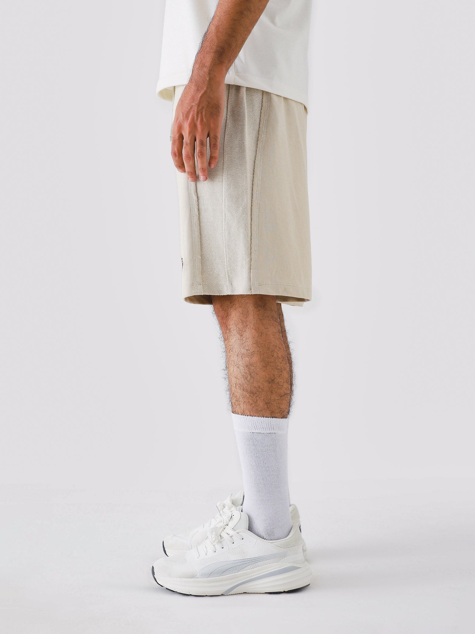 Lararium Aim Shorts – Cream Activewear Shorts